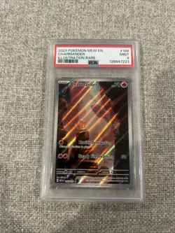 Charmander Illustration Rare 151 Pokemon TCG Mew English 168/165 PSA 9 Mint IR - Image 1