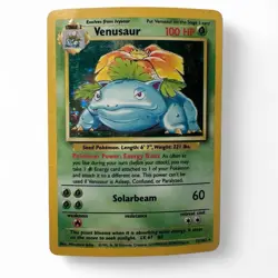 Venusaur 1999 Base Set 2 018/130 Holo Rare 100 HP Vintage Pokemon Card - Image 1