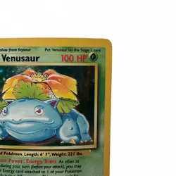Venusaur 1999 Base Set 2 018/130 Holo Rare 100 HP Vintage Pokemon Card - Image 3