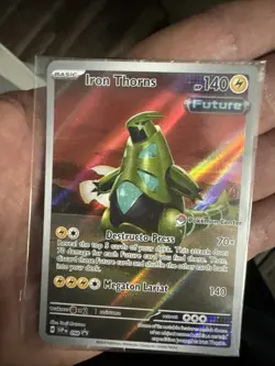 Pokemon TCG: Scarlet & Violet Promo - Iron Thorns SVP 098 Pokemon Center Stamp - Image 1
