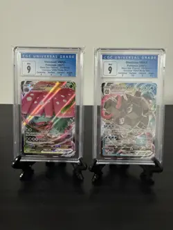Pokemon TCG Blastoise VMAX SWSH103 Venusaur Vmax SWSH102 CGC 9 - Image 1