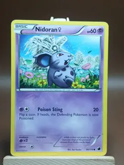 HP Pokemon Nidoran B&W Plasma Freeze 40/116 - Image 1