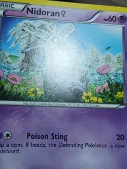 HP Pokemon Nidoran B&W Plasma Freeze 40/116 - Image 2