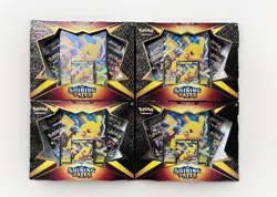 ✅POKEMON: LOT OF 4 Shining Fates Pikachu V Collection Box NEW FACTORY SEALED - Image 1