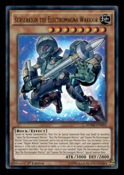 Berserkion the Electromagna Warrior SDMY-EN004 Structure Deck Yu-Gi-Oh NM - Image 1