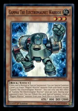 Gamma The Electromagnet Warrior SDMY-EN003 Structure Deck: Yugi Muto Yu-Gi-Oh NM - Image 1