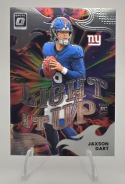 2025 Optic Football Jaxon Dart 4 Card Lot- Fireworks/my House/light It Up/base - Image 4