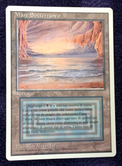 UNDERGROUND SEA Dual Land 1994 Revised FWB German MTG Unplayed LP - Image 4