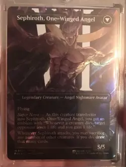 MTG Sephiroth, Fabled SOLDIER (Borderless) (Surge Foil) Final Fantasy Foil Nm - Image 2