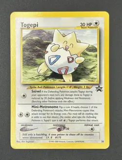 Pokemon TCG Togepi 30/53 Wotc Promo Regular - Image 1