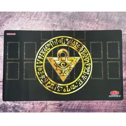 YuGiOh Millennium Puzzle Playmat TCG CCG Trading Card Game Mat Yu-Gi-Oh! - Image 1