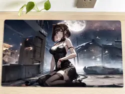 Yu-Gi-Oh Tea Gardner Anzu Card Game Play Mat OCG TCG Bag Yugioh Sexy Waifu - Image 1