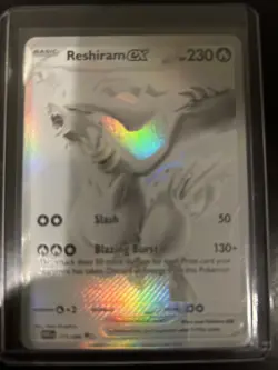 Pokemon TCG Reshiram EX White Flare Mint-Near Mint Condition Card 173/086 BWR - Image 1