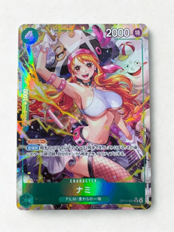 Nami ONE PIECE Card OP14-031 SR-P The Azure Sea's Seven Japanese 2025 NM - Image 1