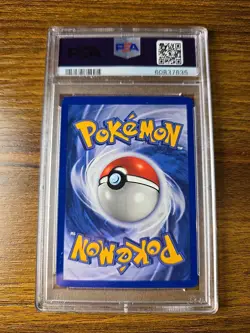 1999 Pokemon TCG Alakazam Base Set Holo Unlimited Rare Card 1/102 PSA 9 - Image 2