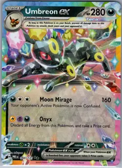 Umbreon ex - 060/131 SV: Prismatic Evolutions - Pokemon Card - NM - Image 1