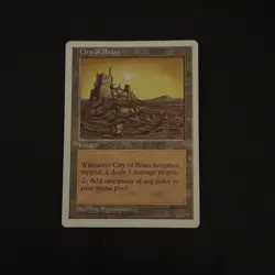 Magic The Gathering Fifth Edition City of Brass # Lightly played - Image 1