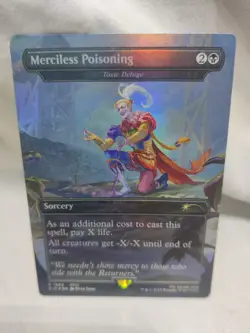 MTG - Merciless Poisoning - Toxic Deluge (Rainbow Foil) Secret Lair Drop Foil - Image 1