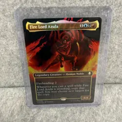 Fire Lord Azula (0334) (Borderless) - FOIL - Avatar: The Last Airbender - Image 1