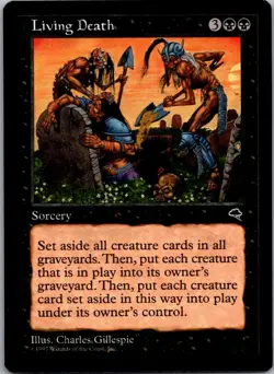 1997 Magic the Gathering F Living Death Expansion/Rare #142 - Image 1