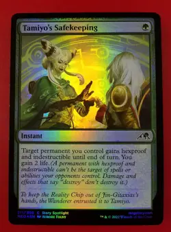 1x Tamiyo's Safekeeping | FOIL | Kamigawa Neon Dynasty | MTG Magic Cards - Image 1