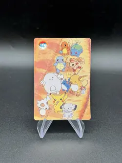 Pikachu Togepi Holo Pokemon Vintage Pocket Monster Vending Prism Sticker 445 - Image 2