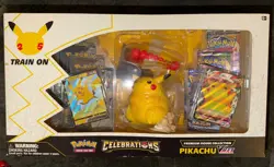 Pokemon TCG Celebrations 25th Anniversary Pikachu VMax Premium Figure Collection - Image 5