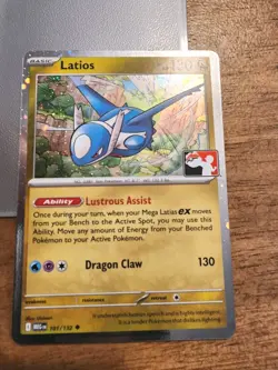 Latios 101/132 - Mega Evolution - pokemon play! Cosmos holo Near Mint - Image 1