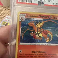 2022 SWSH BSP #75 “Special Delivery Charizard” Pokemon Center UK Promo PSA 9 - Image 3