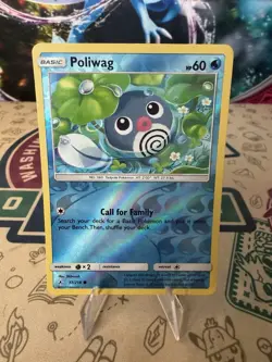 Pokemon - Poliwag 37/214 - SM - Unbroken Bonds Reverse Holo - Image 1