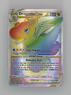 Pokemon Dragonite VSTAR 081/078 - Pokemon GO - Near Mint - Holo - Image 1