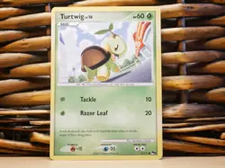 Pokemon TURTWIG 17/17 | LP Light Play | POP Series 6 | 2007 - Image 1