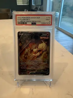 Pokemon Flareon V VMAX Premium Coll. Full Alt Art Promo SWSH179 PSA 9 Mint - Image 1