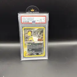 2004 POKEMON EX TEAM ROCKET RETURNS #2/109 DARK AMPHAROS HOLO PSA 8 - Image 2