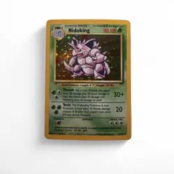 Pokemon Base Set Nidoking Holo Lot 1999 English 11/102 - Image 1