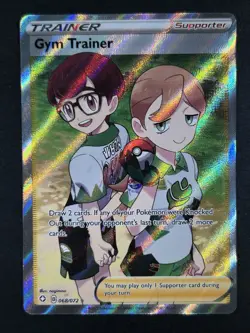 Gym Trainer Full Art 068/072 Ultra Rare Holo Shining Fates NM/MT Pokemon - Image 1