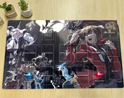 YuGiOh Elemental HERO Jaden Yuki TCG OCG Game Mat Playmat 60x35cm Yu-Gi-Oh! - Image 1