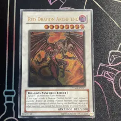 Red Dragon Archfiend - Ultimate Rare UNL Edition TDGS-EN041 - YuGiOh - Image 1