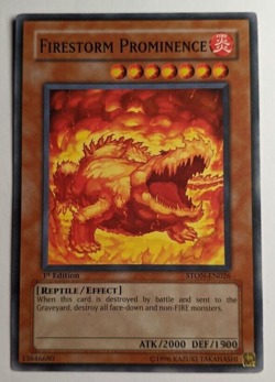 Yugioh! Firestorm Prominence - STON-EN026 - 1st Edition - Lightly Played - Image 1