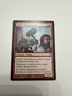 Goblin Sharpshooter Commander 2013 Mtg Magic The Gathering Card Lightly Played - Image 1