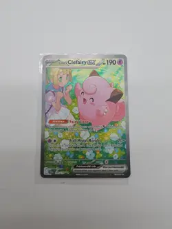 Pokemon TCG Journey Together Lillie's Clefairy EX SIR 184/159 NM - Image 1