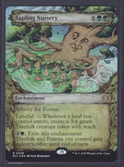MTG - FOIL SHOWCASE Sapling Nursery #328 Lorwyn Eclipsed - Image 1