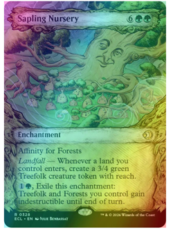 Sapling Nursery - Foil - Showcase Lorwyn Eclipsed MTG - Image 1