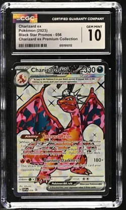 Charizard ex 056 - Black Star Promos:Charizard ex Premium Coll. CGC 10 Gem Mint - Image 1