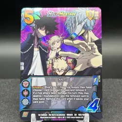 Hold Hostage MH04 SR 109/108 1st Edition My Hero Academia Universus Card - Image 1