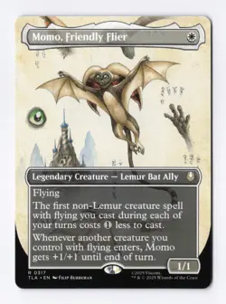 Momo, Friendly Flier (Borderless) 0317 (R) MTG Avatar: The Last Airbender (TLA) - Image 1