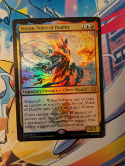 FOIL Veyran, Voice of Duality • NM • Commander 2021 • MTG - Image 1
