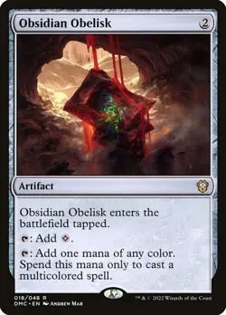 NM Obsidian Obelisk, MTG, Dominaria United, Magic the Gathering, 18 - Image 1