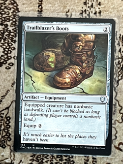 Trailblazer's Boots - Commander: Phyrexia: All Will Be One - 144 - #Near Mint - Image 1