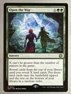 MTG / Open the Way / MAT / #23/ Regular / Rare / NM - Image 1
